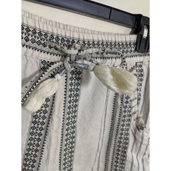 Anthropologie Essential Beach Elastic Waist Pull On Ankle Tapered Pants Small - Picture 9 of 11